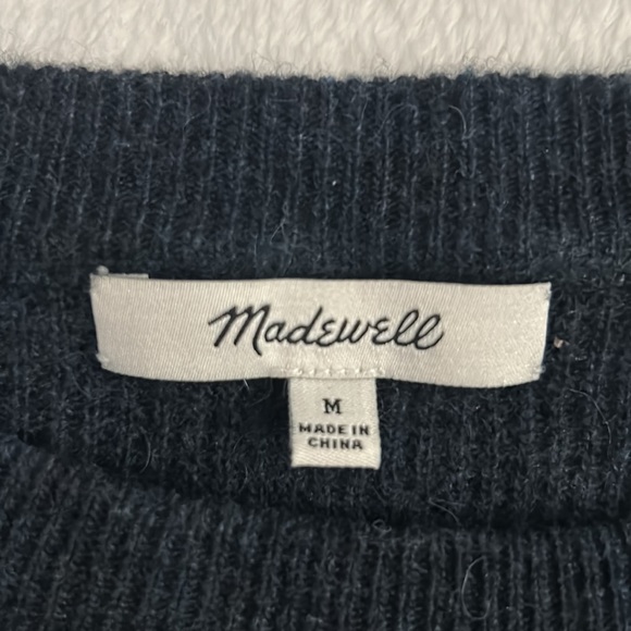 Madewell knit Sweater in Navy, size M - Picture 2 of 2